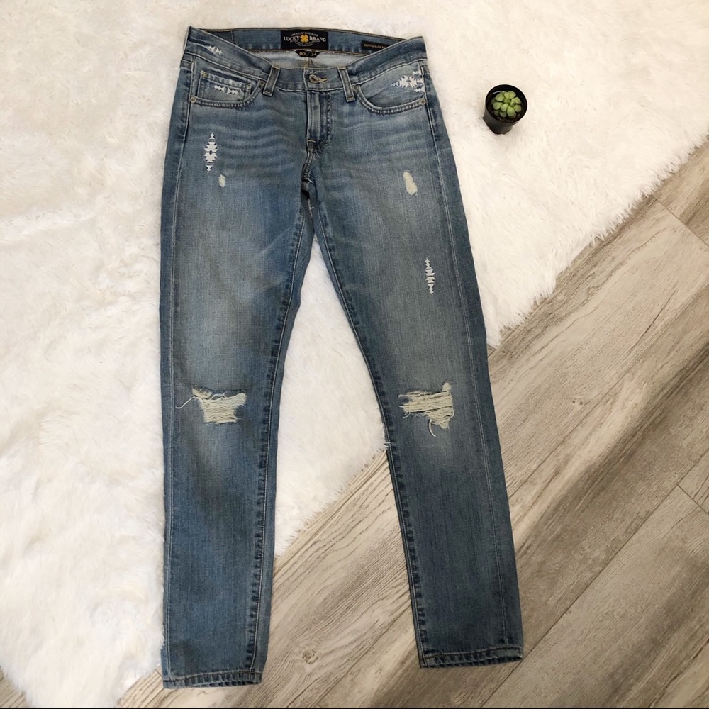 Lucky Brand Sienna SLim Boyfriend Jeans 00/24 - Picture 2 of 8